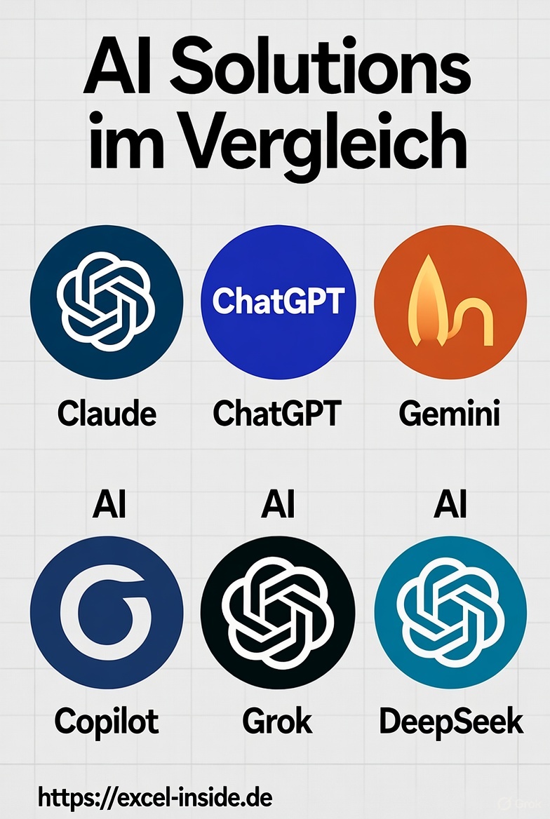 Vergleich Künstliche Intelligenz im Zusammenhang mit Excel