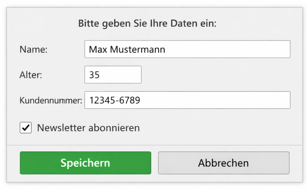 userform ohne titelleiste