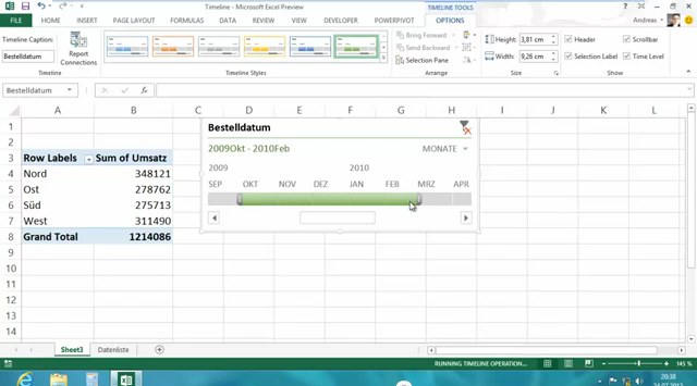 Neue PivotTable Funktionen in Excel 2013